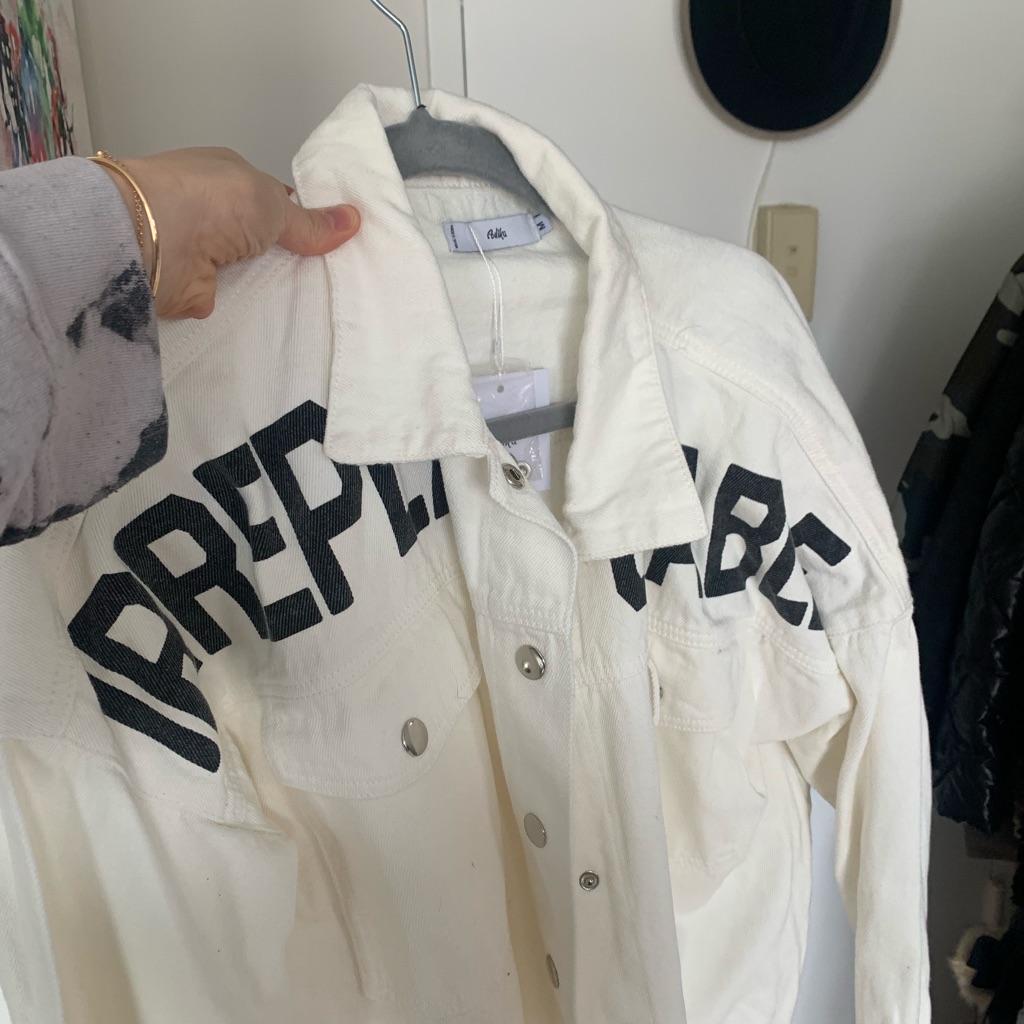 White Jean Jacket - Irreplaceable